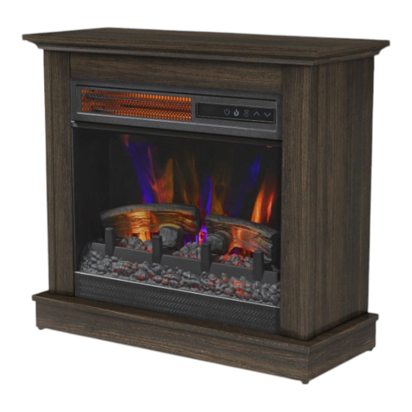 ChimneyFree Higgins 25" Waverly Oak Wall Mantel Electric Fireplace 18RM309-PO132