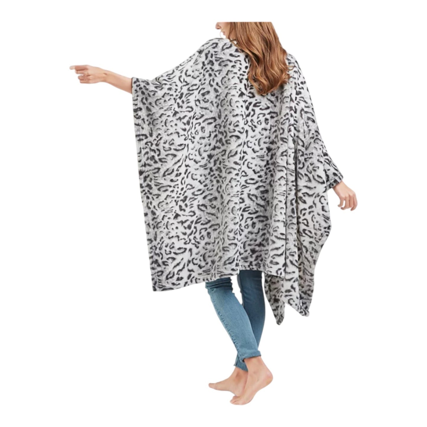 Premier Comfort Cozy Plush Printed Wrap With Oversized Pockets, 50" x 70"