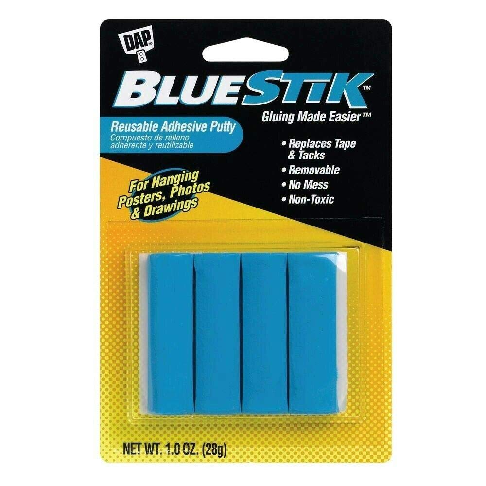 DAP 01201 bluestik 1 oz; Reusable adh Putty [Price is per Pack]