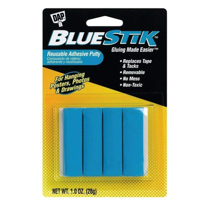 DAP 01201 bluestik 1 oz; Reusable adh Putty [Price is per Pack]