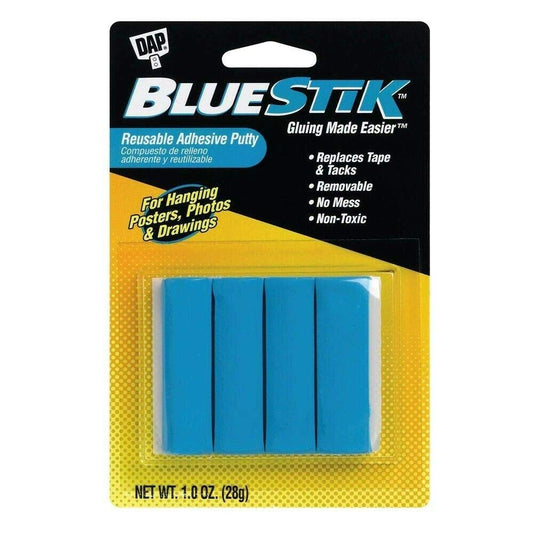 DAP 01201 bluestik 1 oz; Reusable adh Putty [Price is per Pack]