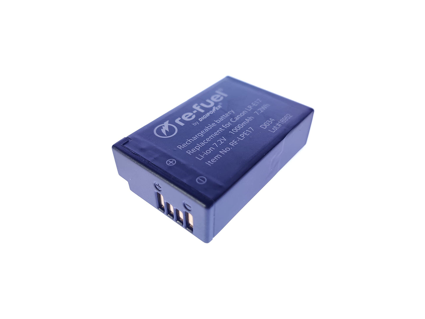 Digipower Replacement Battery & Charger Kit (RFK-LPE17) Black