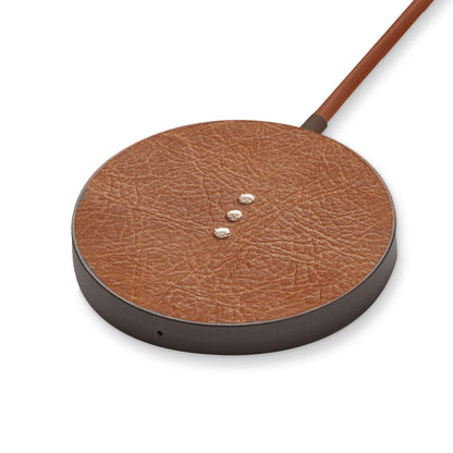 Courant MAG:1 Wireless Charging Station (Camel) - Qi-Certified - Compatible with MagSafe iPhone 13, 12, 11, X, SE, Galaxy S21, S20, Note, AirPods/Pro