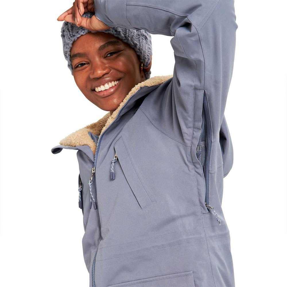 Burton Prowess Women's Snowboard Jacket 100% Polyester Long Sleeve NEW