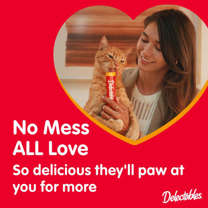 Hartz Delectables Squeeze Up Catnip Flavor Interactive Lickable Wet Cat Treats