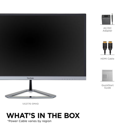 ViewSonic VX2276-SMHD 22 Inch 1080p Widescreen IPS Monitor with Ultra-Thin Beze