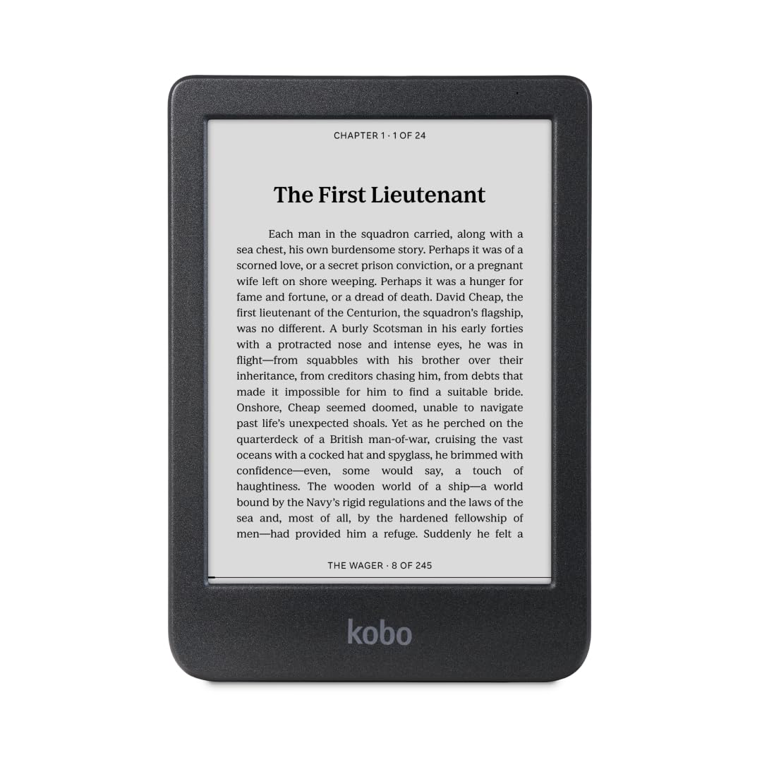 Kobo Clara BW | eReader | 6” Glare-Free Touchscreen with ComfortLight PRO