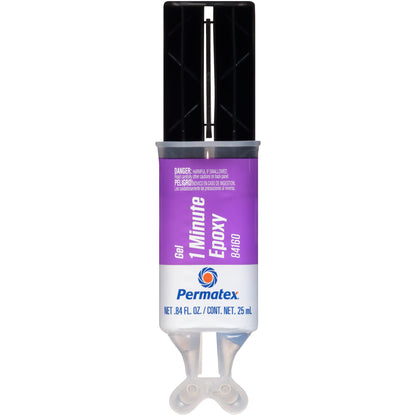 Permatex 84160 PermaPoxy 1 Minute General Purpose Epoxy, 0.84 oz.