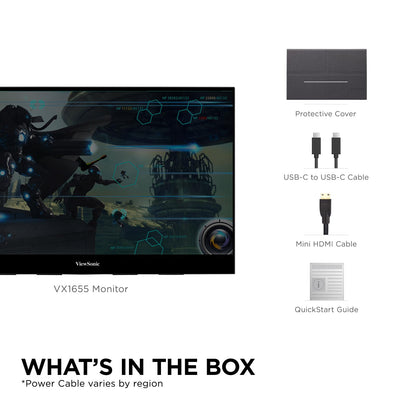 ViewSonic VX1655-4K-OLED 15.6 Inch 4K UHD Portable