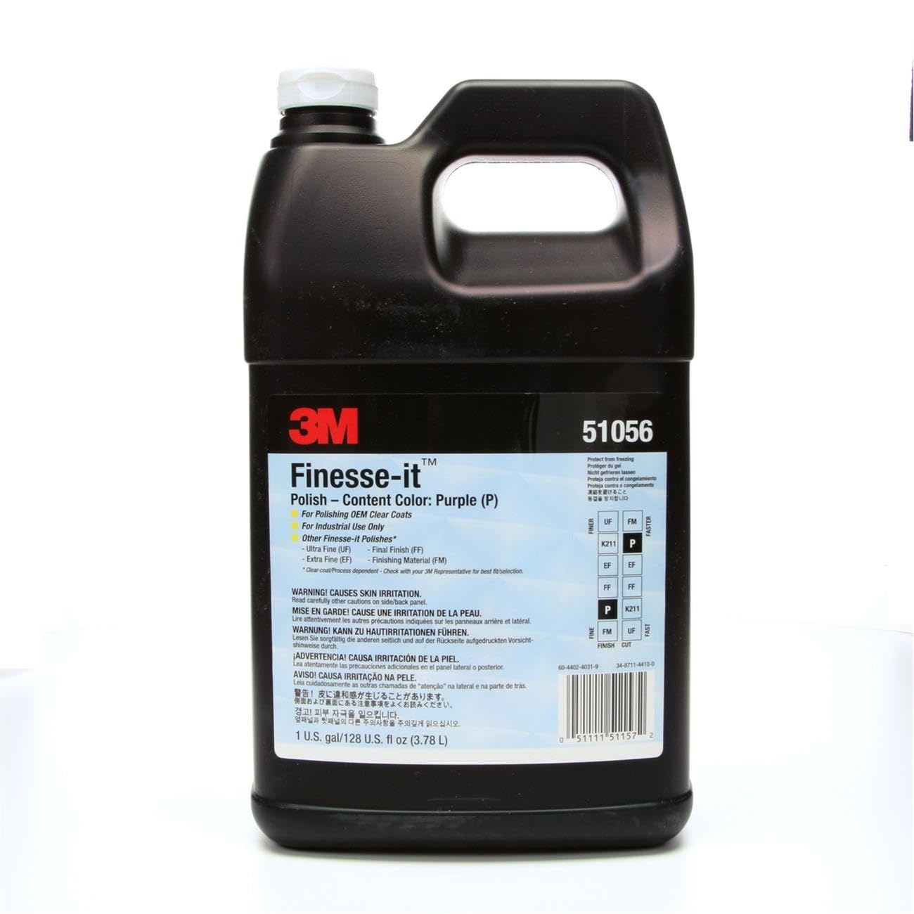 3M Finesse-IT Polish - Purple, 51056, Gallon, 4 (00051111511572) (4/Each)