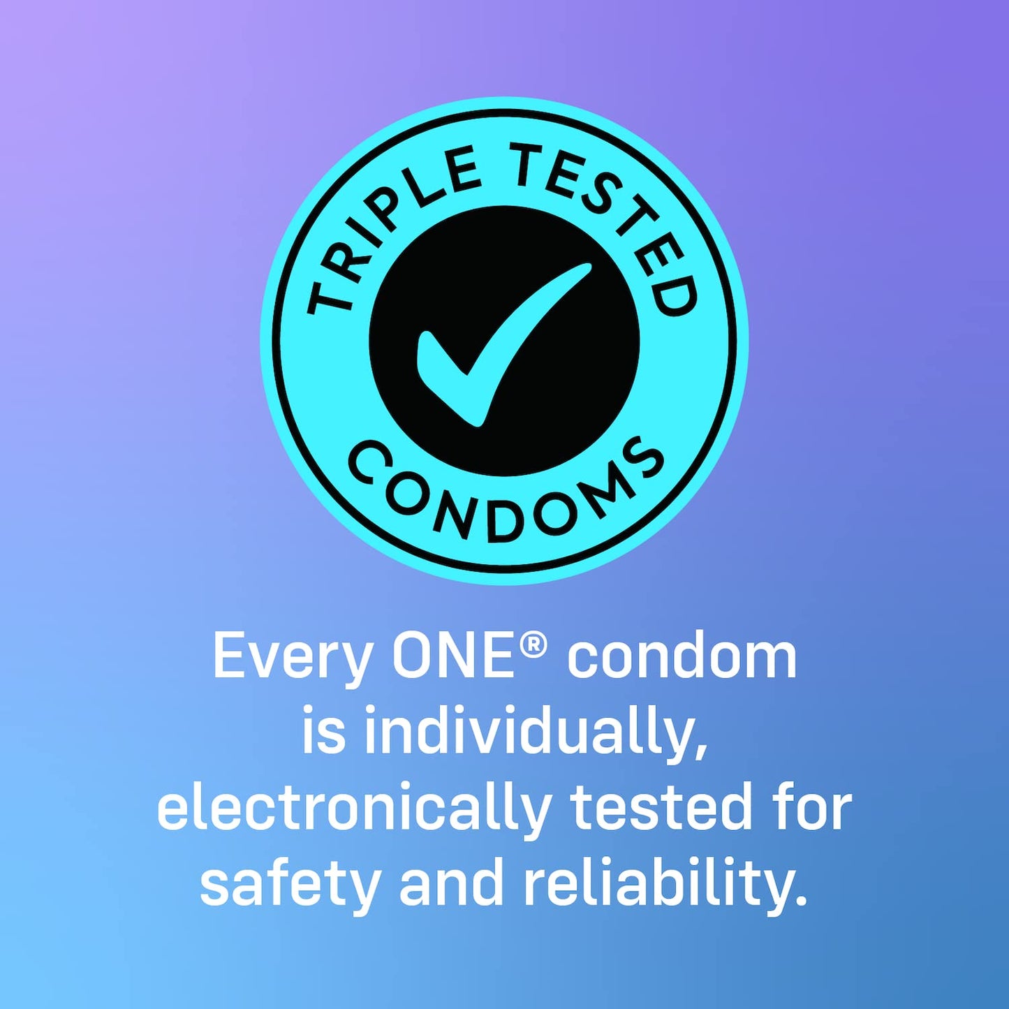 ONE® Condoms Super Sensitive | Extra Lubricated Latex Condoms 12 Pack