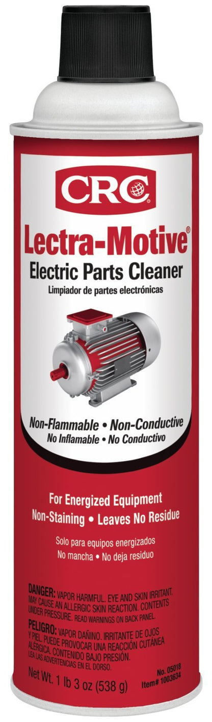 CRC 05018 Lectra-Motive Electric Parts Cleaner - 19 Wt Oz.