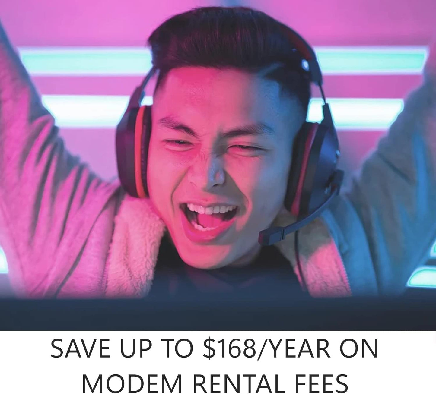 Motorola Cable Modem, from 1,000 Mbps up to 6 Gbps Max Speed. Approved for Comcast Xfinity Gigabit, Cox Gigablast, and More, Black