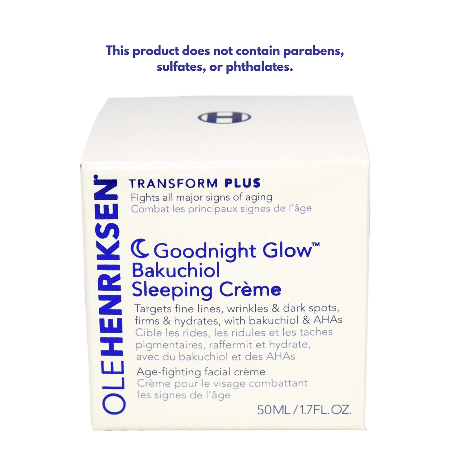 Olehenriksen Goodnight Glow Retin-ALT Sleeping Creme - Retinol-Alternative, Hydrating Face Night Cream, Anti-Aging, Reduce Fine Lines, Dark Spots