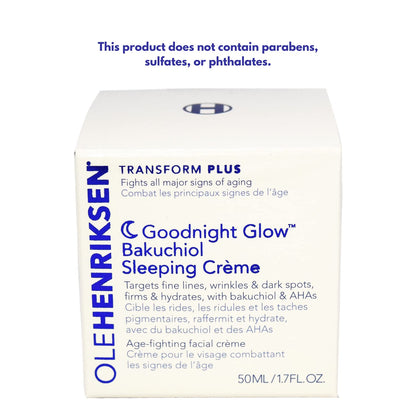 Olehenriksen Goodnight Glow Retin-ALT Sleeping Creme - Retinol-Alternative, Hydrating Face Night Cream, Anti-Aging, Reduce Fine Lines, Dark Spots
