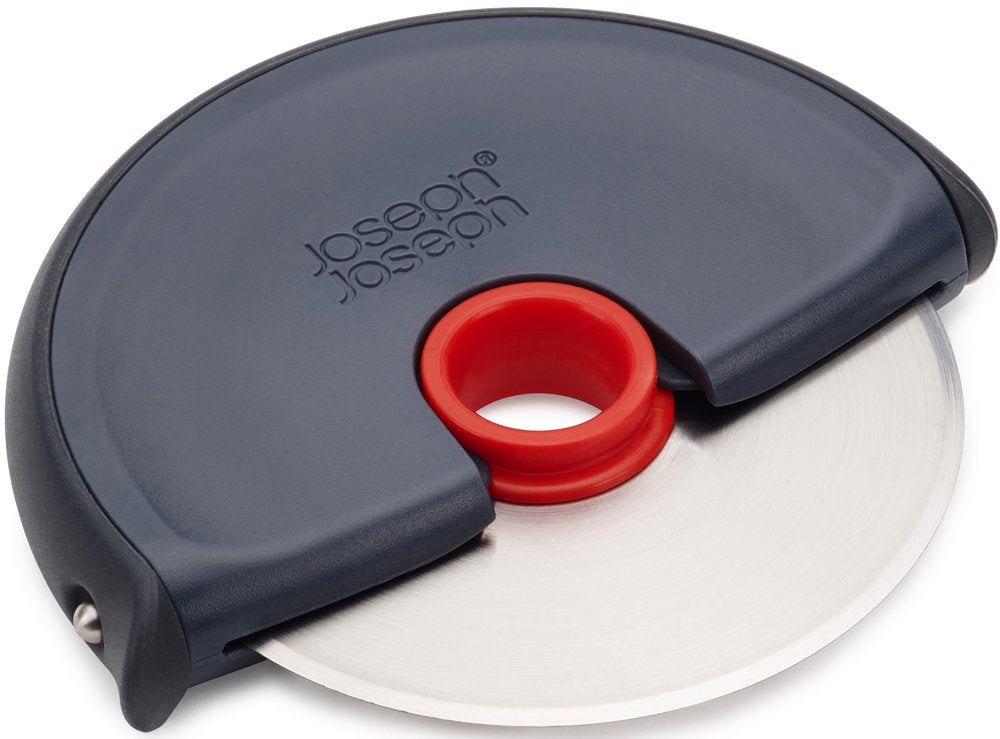 Joseph Joseph Disc Easy-Clean Pizza Wheel, Grey/Red