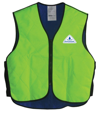 HyperKewl mens Light Weight Evaporative Cooling Sport V-neck Vest With Zipper Closure