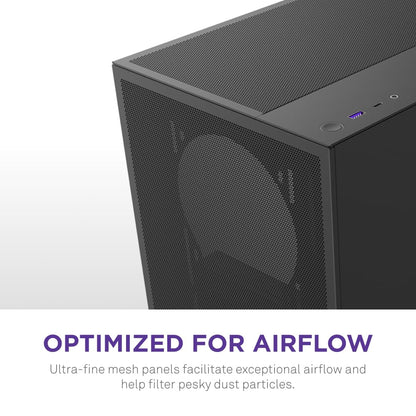 NZXT H510 Elite - CA-H510E-B1 - Premium Mid-Tower ATX Case PC Gaming Case - Dua