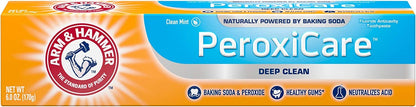Arm & Hammer PeroxiCare Healthy Gums Toothpaste, Baking Soda & Peroxide, Fresh