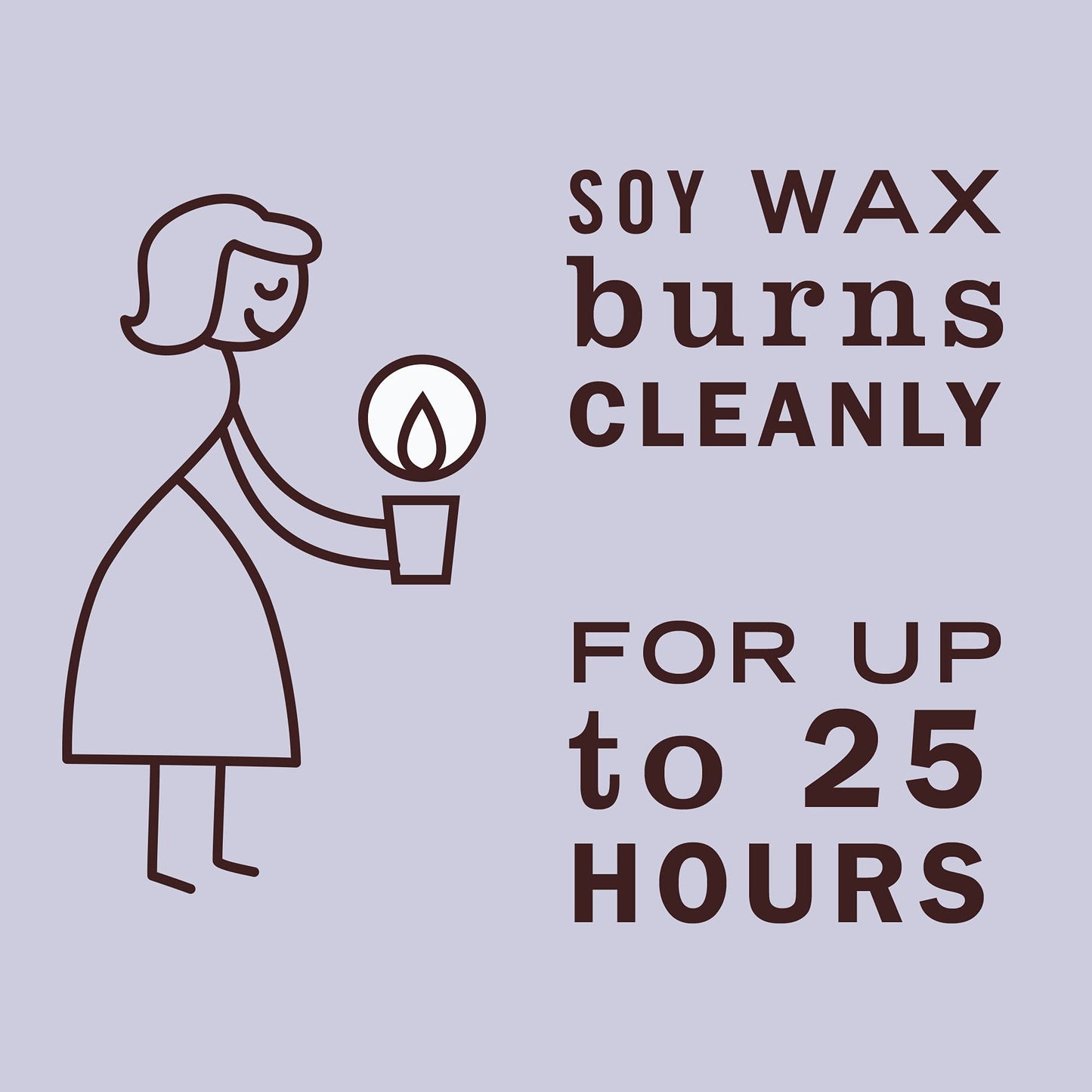 MRS. MEYER'S CLEAN DAY Soy Aromatherapy Candle, 25 Hour Burn Time, Made with Soy Wax and Essential Oils, Lavender, 4.9 oz