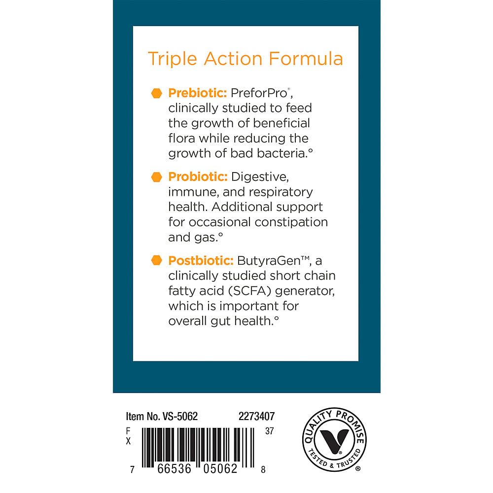 Men's Once Daily Probiotic - Digestive Health - 50 Billion CFUs (60 Capsules)