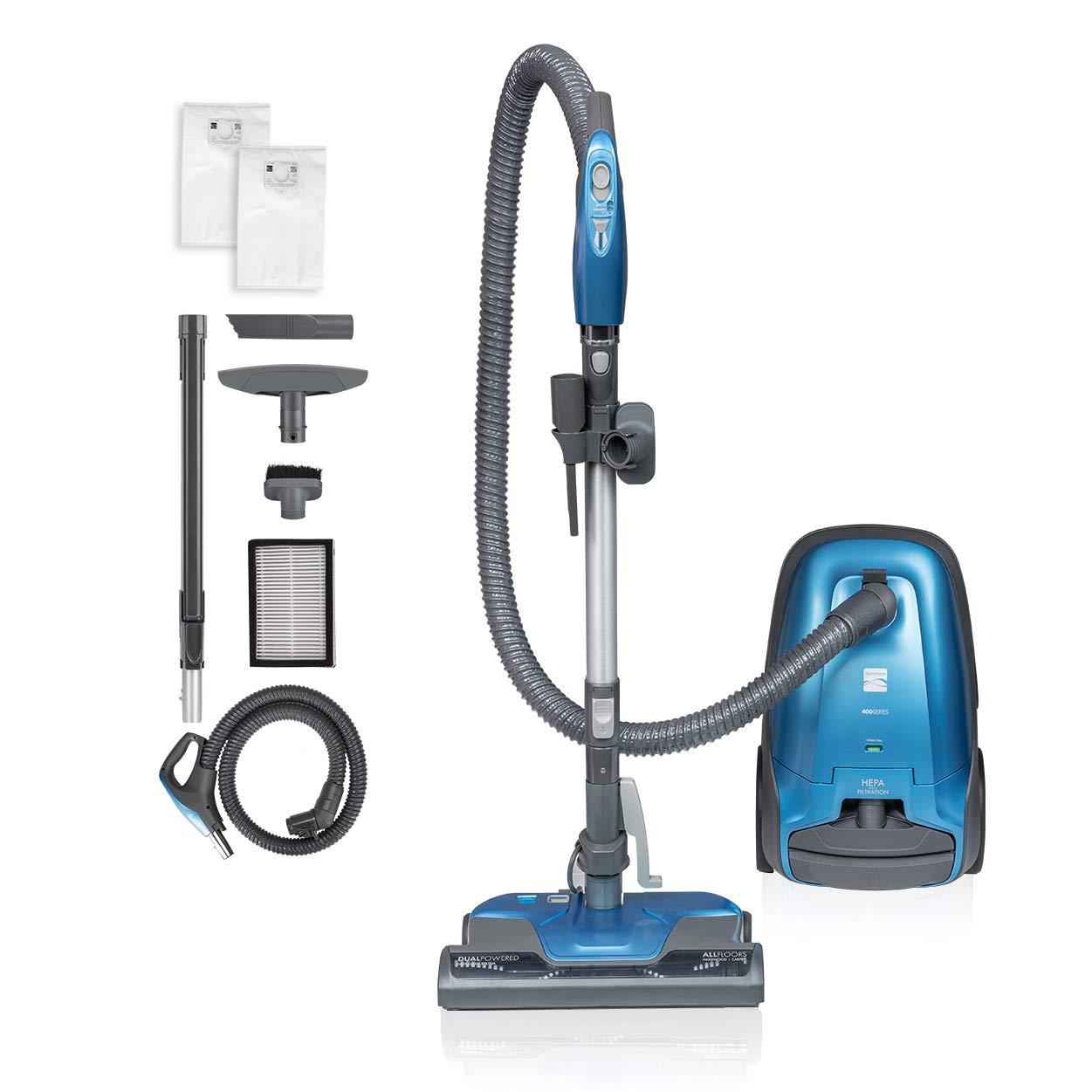 Kenmore Pet Friendly Lightweight Bagged Canister Vacuum with Extended Telescoping Wand, HEPA, Retractable Cord