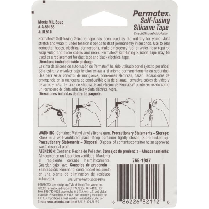 Permatex Self-Fusing Silicone Tape
