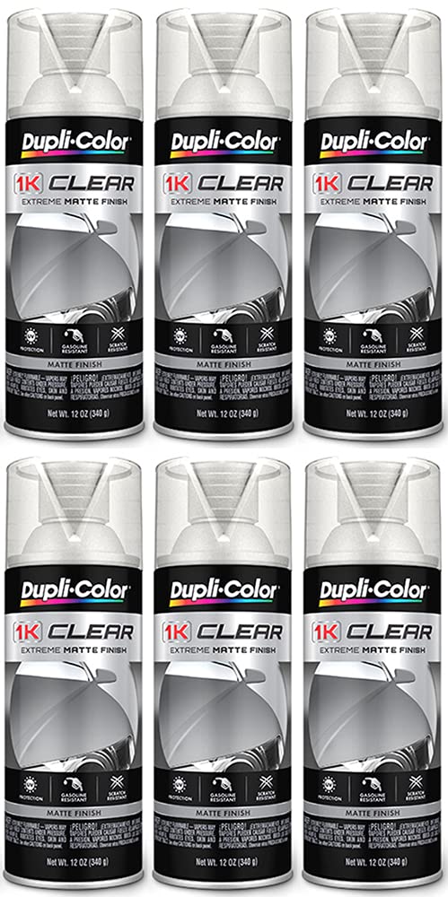 Duplicolor 1K Clear Extreme Matte Finish Spray Paint - 12 oz.