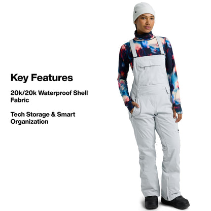 Burton Women's Reserve 2L Short Bib Pants