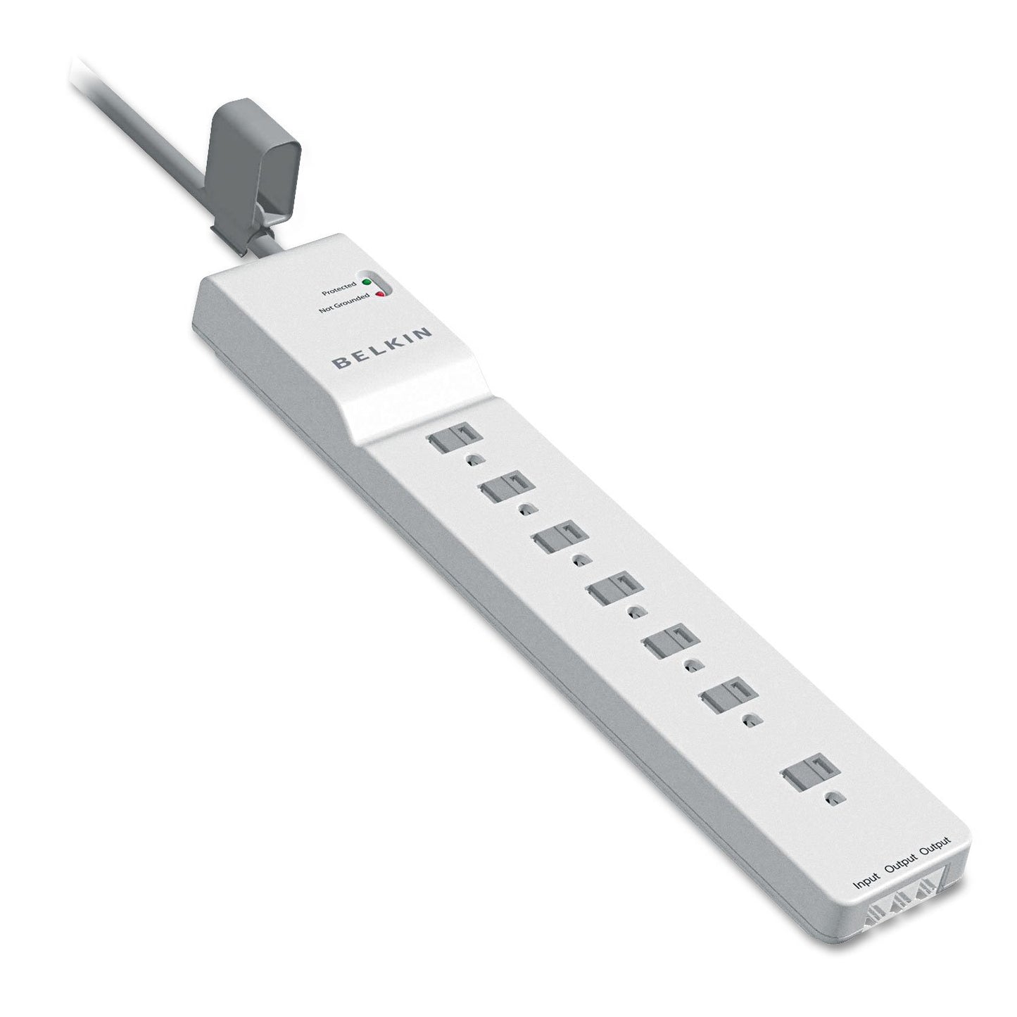 Belkin Home Series SurgeMaster Surge Protector 7 Outlets 12 ft Cord 2160 Joules BLKBE10720012