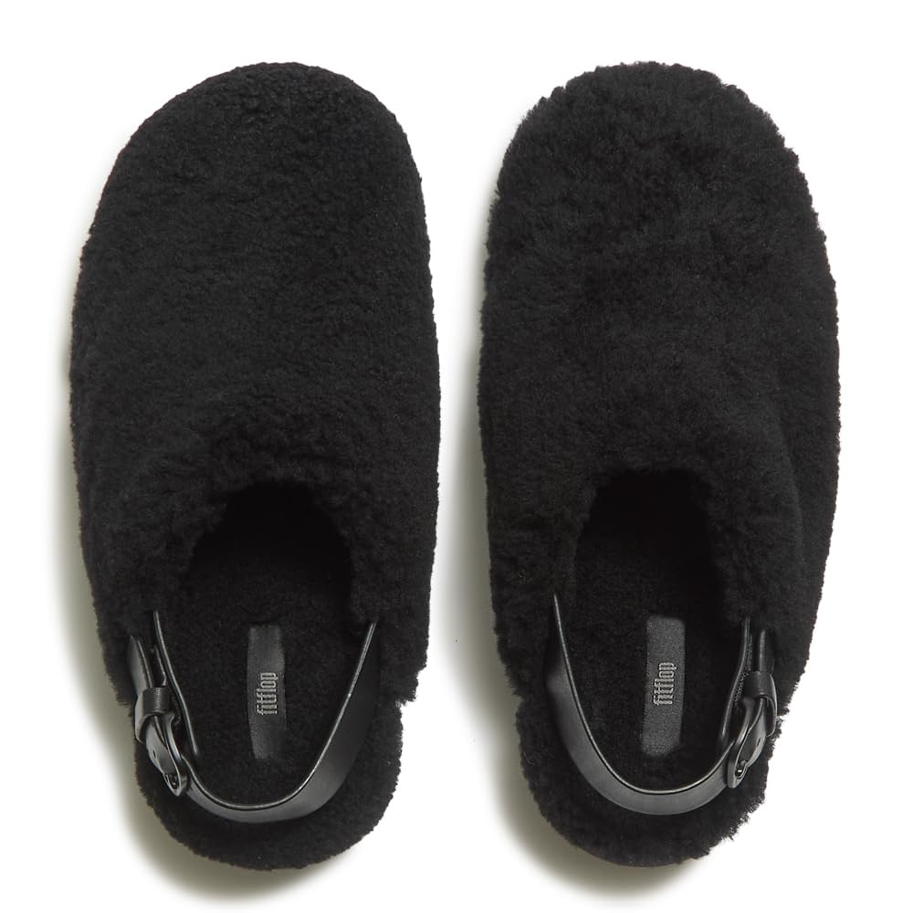 FitFlop Women's Gen-FF Shearling Back-Strap Mules