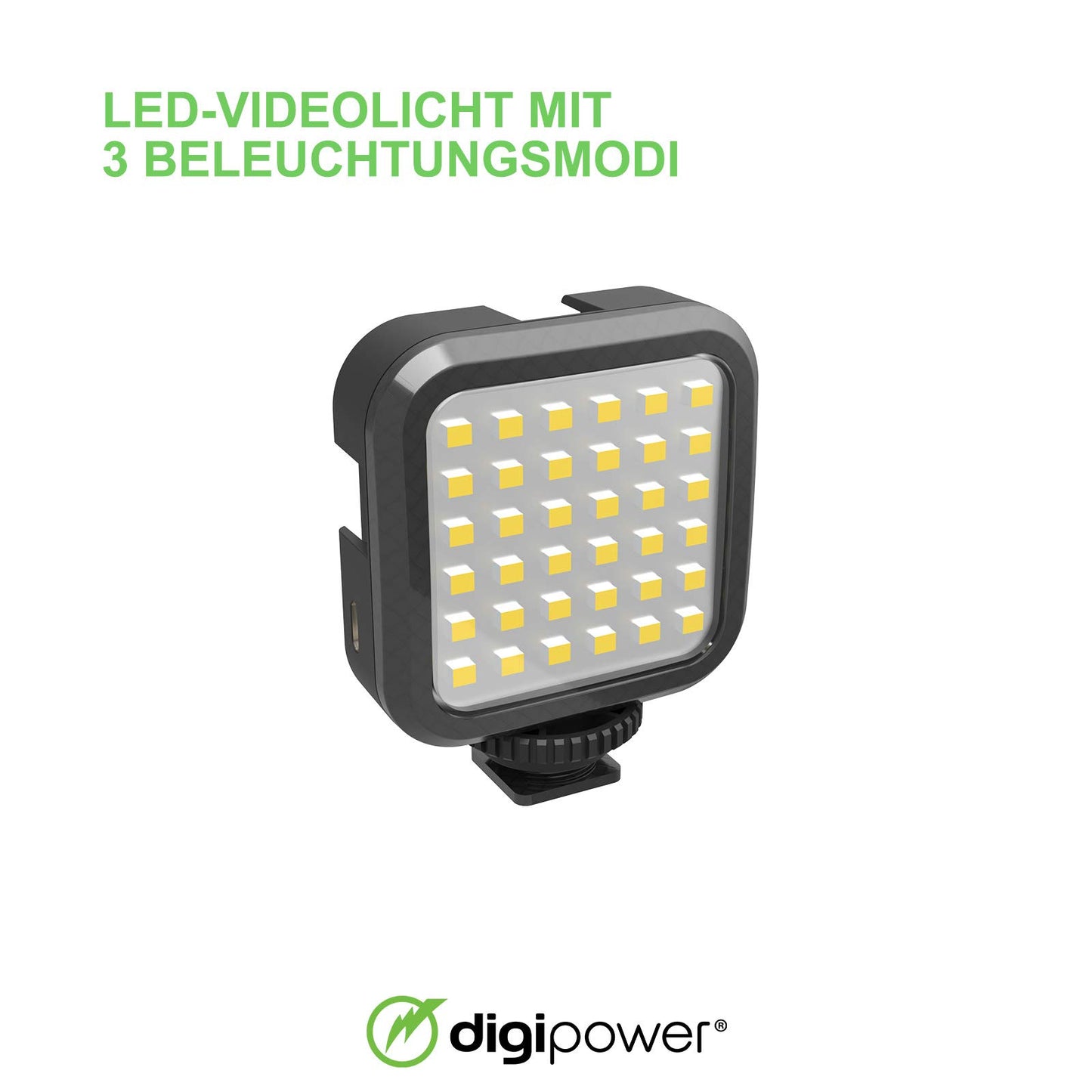 DigiPower Follow ME #GoViral Vlogging Kit for Cameras & Phones | with Microphone, 36 LED Light, Smartphone Grip, Wireless Shutter Remote, Tripod | Vlogging Equipment for YouTube, Instagram & Tiktok