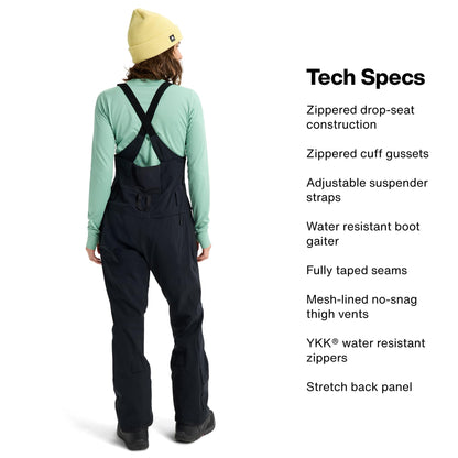Burton Women's Reserve 2L Short Bib Pants