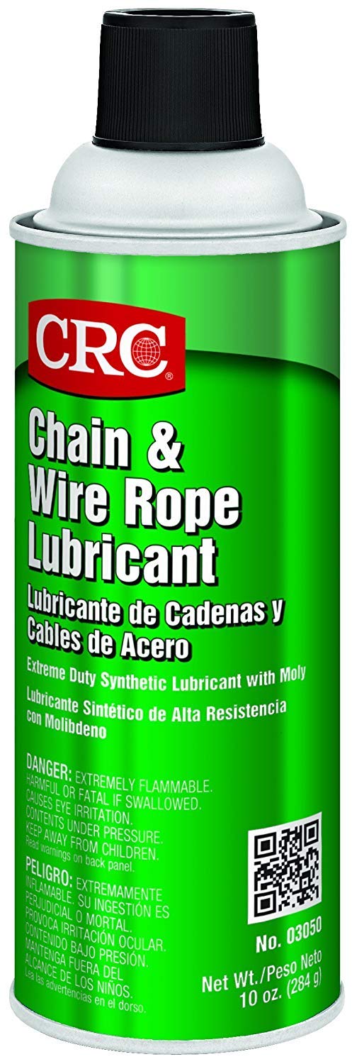 CRC Chain and Wire Rope Lubricating Spray, (Net Weight: 10 oz) 16oz Aerosol