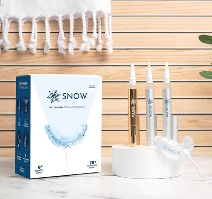 Snow Teeth Whitening at Home System â€“ The Original All in One Kit for Regular and Sensitive Teeth - Safe for Braces, Enamel, Veneers, and Crowns