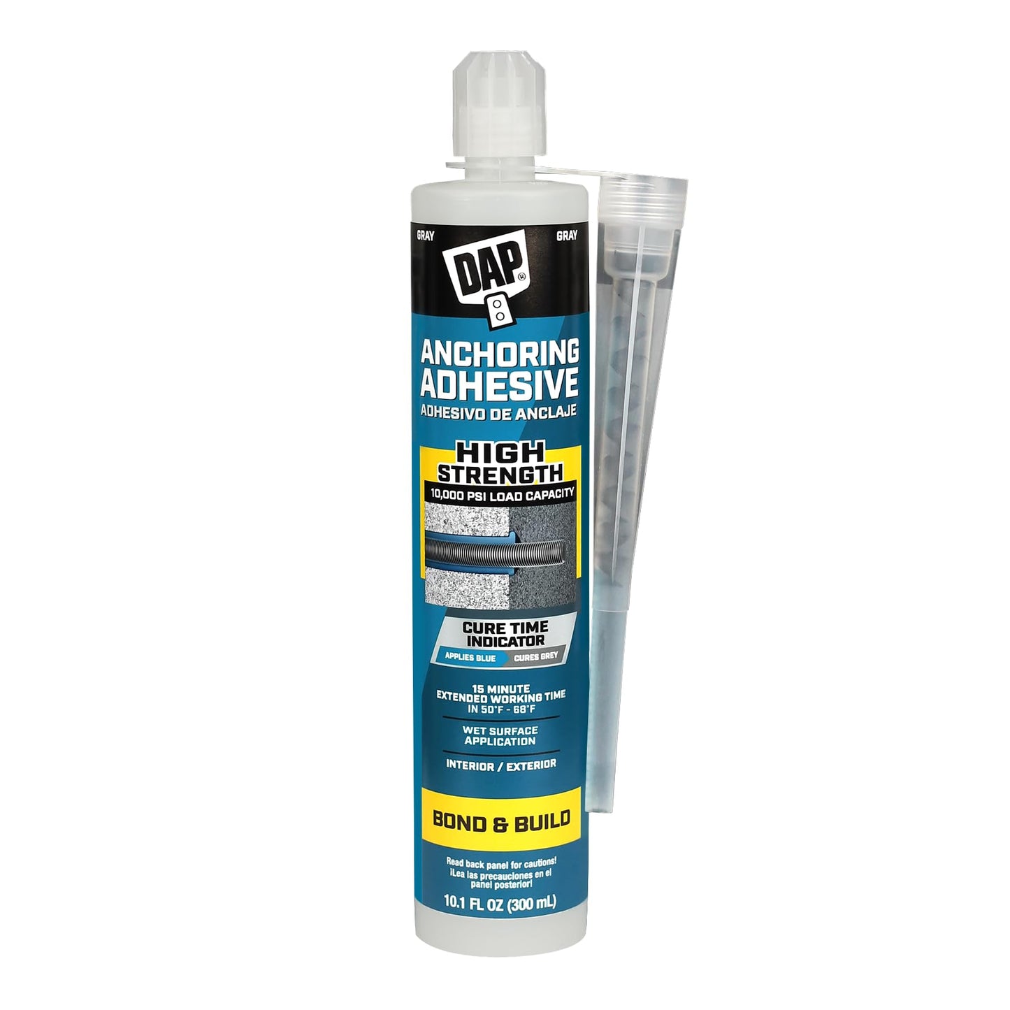 DAP Anchoring Adhesive, Gray, 10.1 Oz (7079828100)