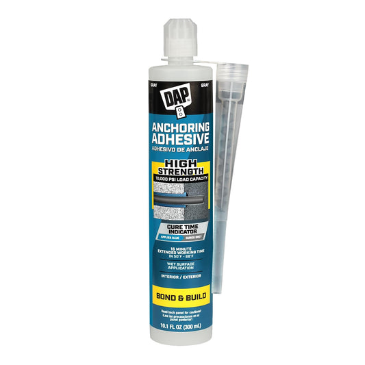 DAP Anchoring Adhesive, Gray, 10.1 Oz (7079828100)
