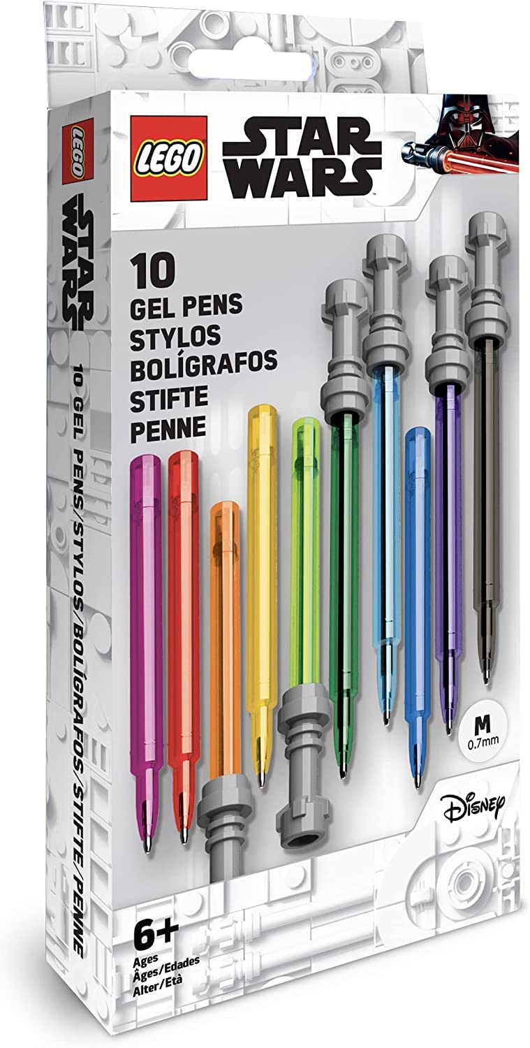 IQ LEGO Star Wars Lightsaber Gel Pen 10 Pack
