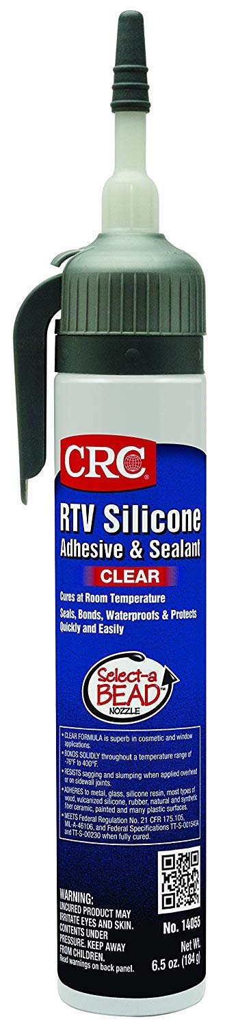 RTV Silicone Adhesive/Sealants - 6.5 oz clear [Set of 12]