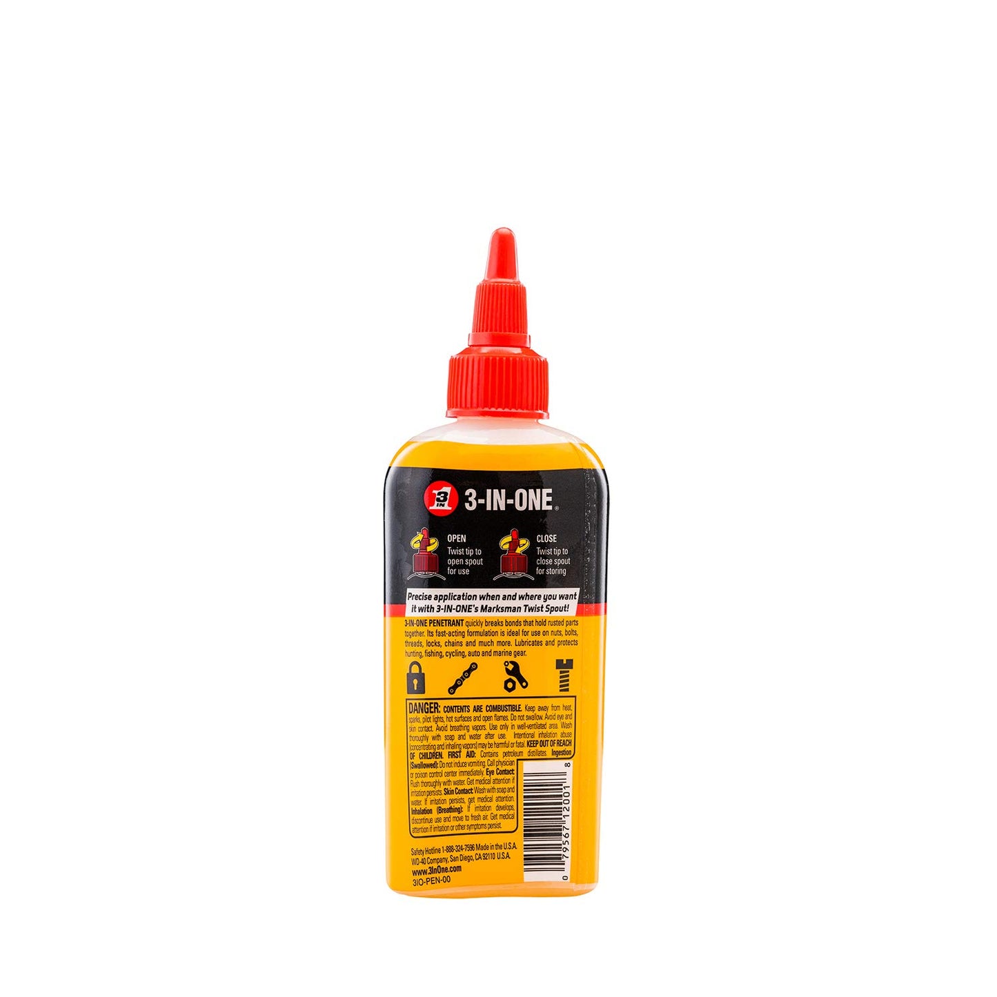 3-in-ONE Fast-Acting Penetrant Drip Oil, 4 OZ