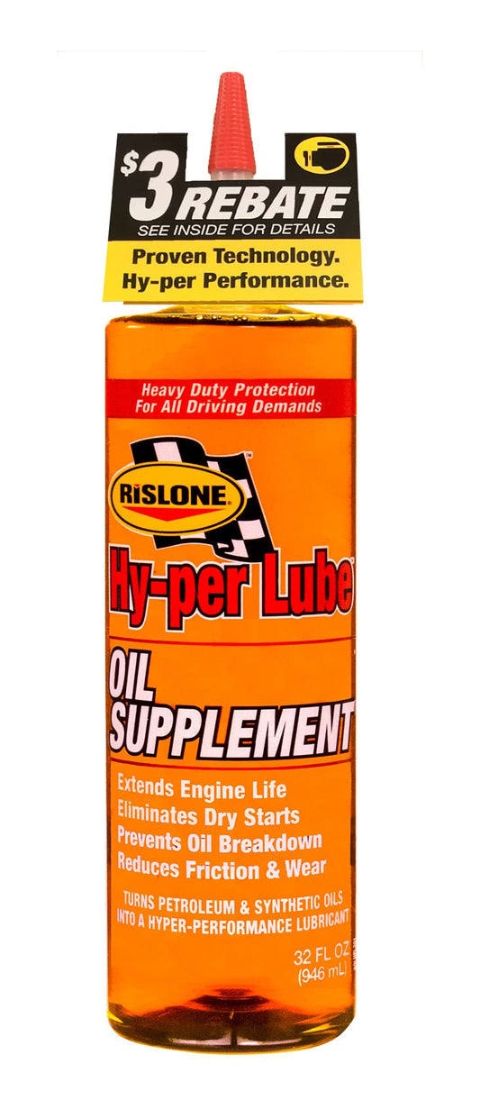 Rislone Hy-Per Lube HPL201 High Performance Oil Supplement - 32 oz.