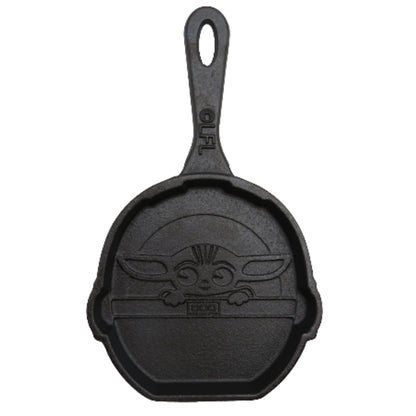 Star Wars DIY Pancake Making Kit, Mandalorian The Child Shaped Cast Iron Skillet with Mix for Pancakes, Baking Gift Sets, 3.52 Ounces
