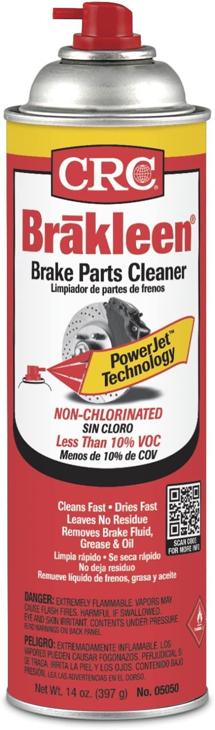 CRC Brakleen 05050 Brake Parts Cleaner - 50 State Formula PowerJet Technology