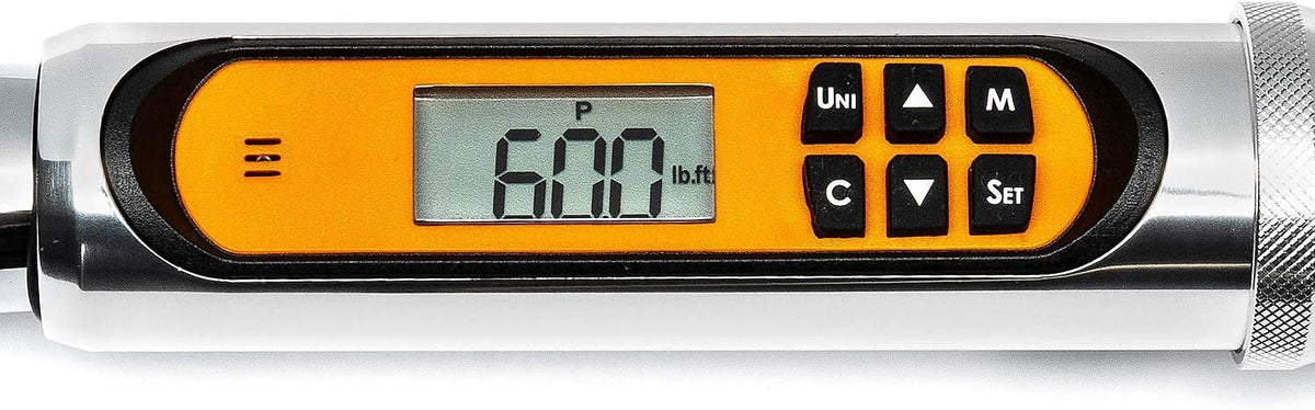GEARWRENCH Flex Head Electronic Torque Wrench with Angle