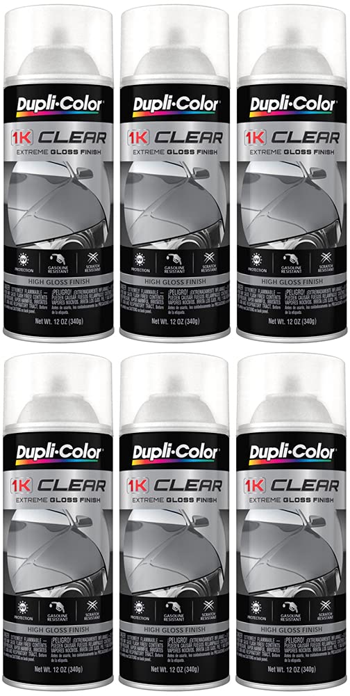 Duplicolor 1K Clear Extreme Gloss Finish Spray Paint - 12 oz.