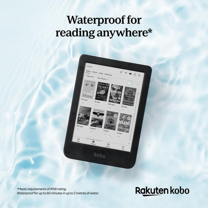 Kobo Clara BW | eReader | 6” Glare-Free Touchscreen with ComfortLight PRO