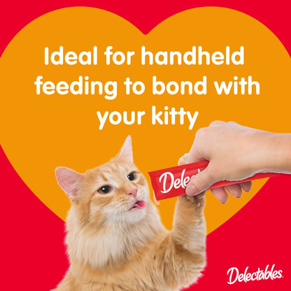 Hartz Delectables Squeeze Up Catnip Flavor Interactive Lickable Wet Cat Treats