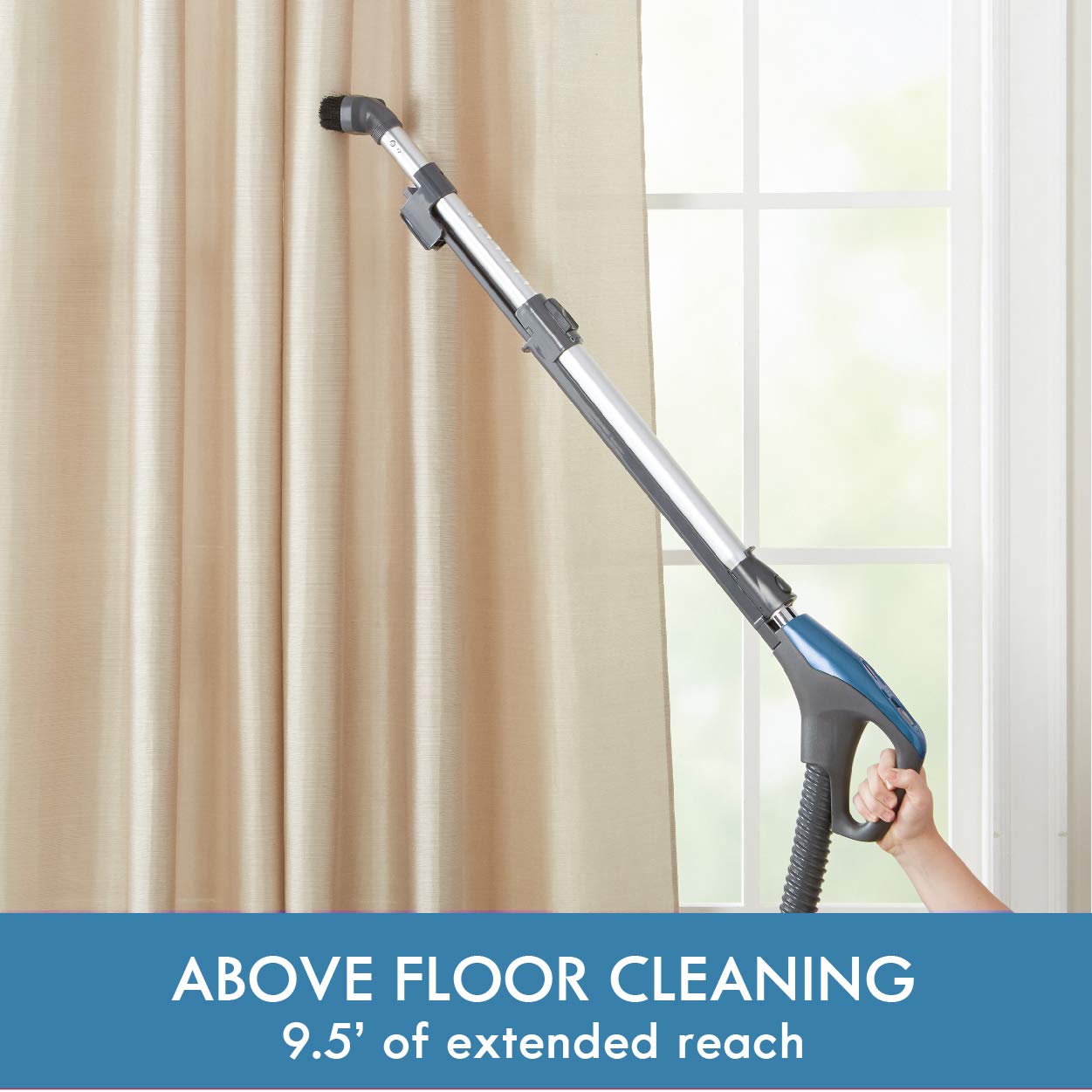 Kenmore Pet Friendly Lightweight Bagged Canister Vacuum with Extended Telescoping Wand, HEPA, Retractable Cord