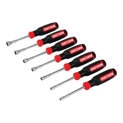 CRAFTSMAN Screwdriver Nut Driver, SAE/MM, 7-Piece Set (CMHT65081)