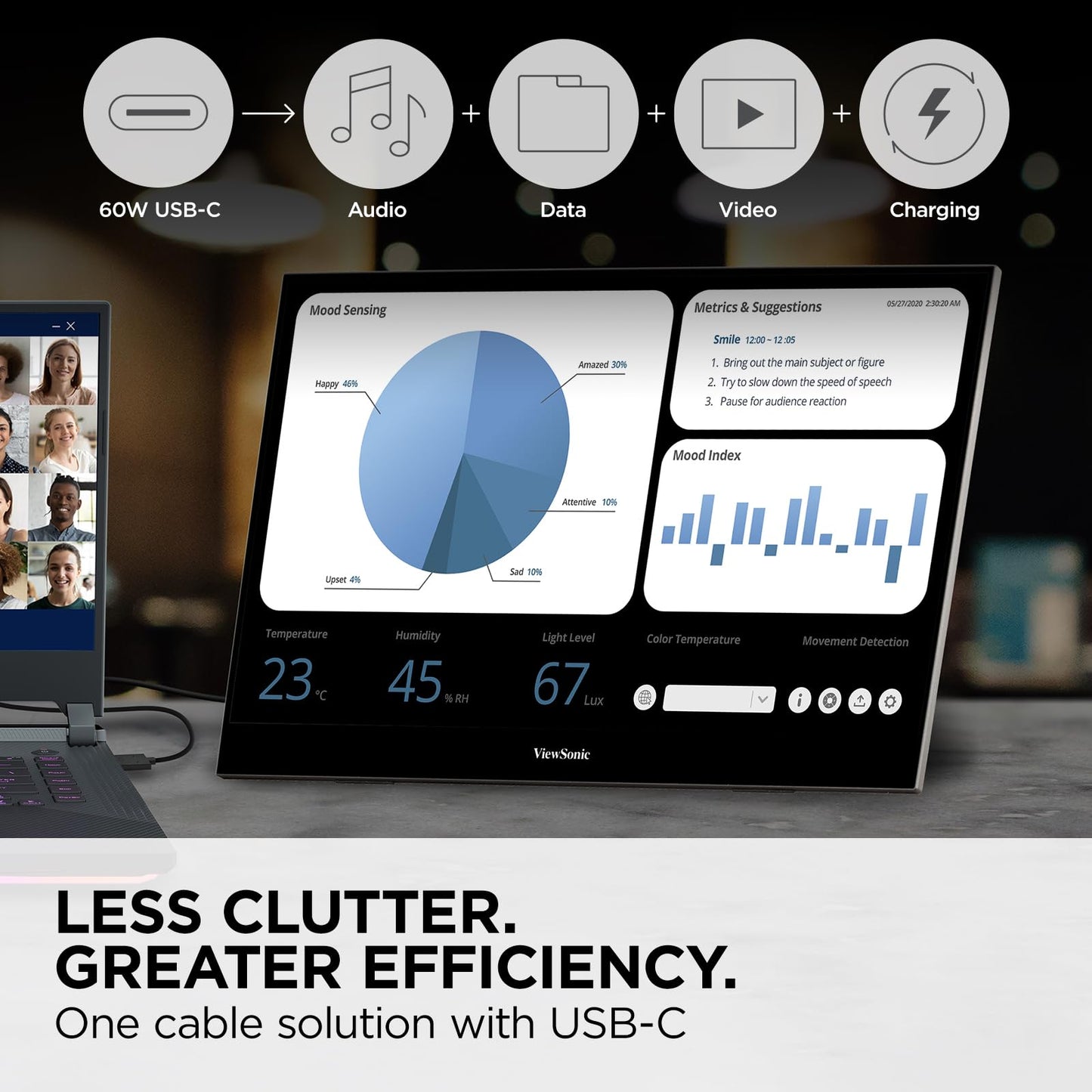 ViewSonic VX1655-4K-OLED 15.6 Inch 4K UHD Portable